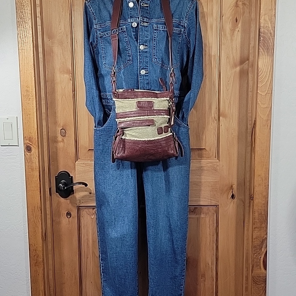 GAP Womens Denim Coverall Jumpsuit Petite Small 6/28 - Picture 6 of 14
